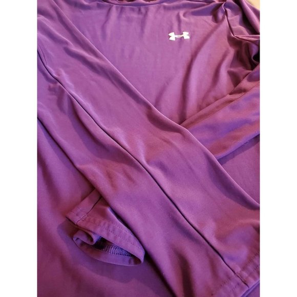 Under Armour Long Sleeve Purple Compression Shirt Youth XL Sf Pf Home Like New C - Picture 2 of 7